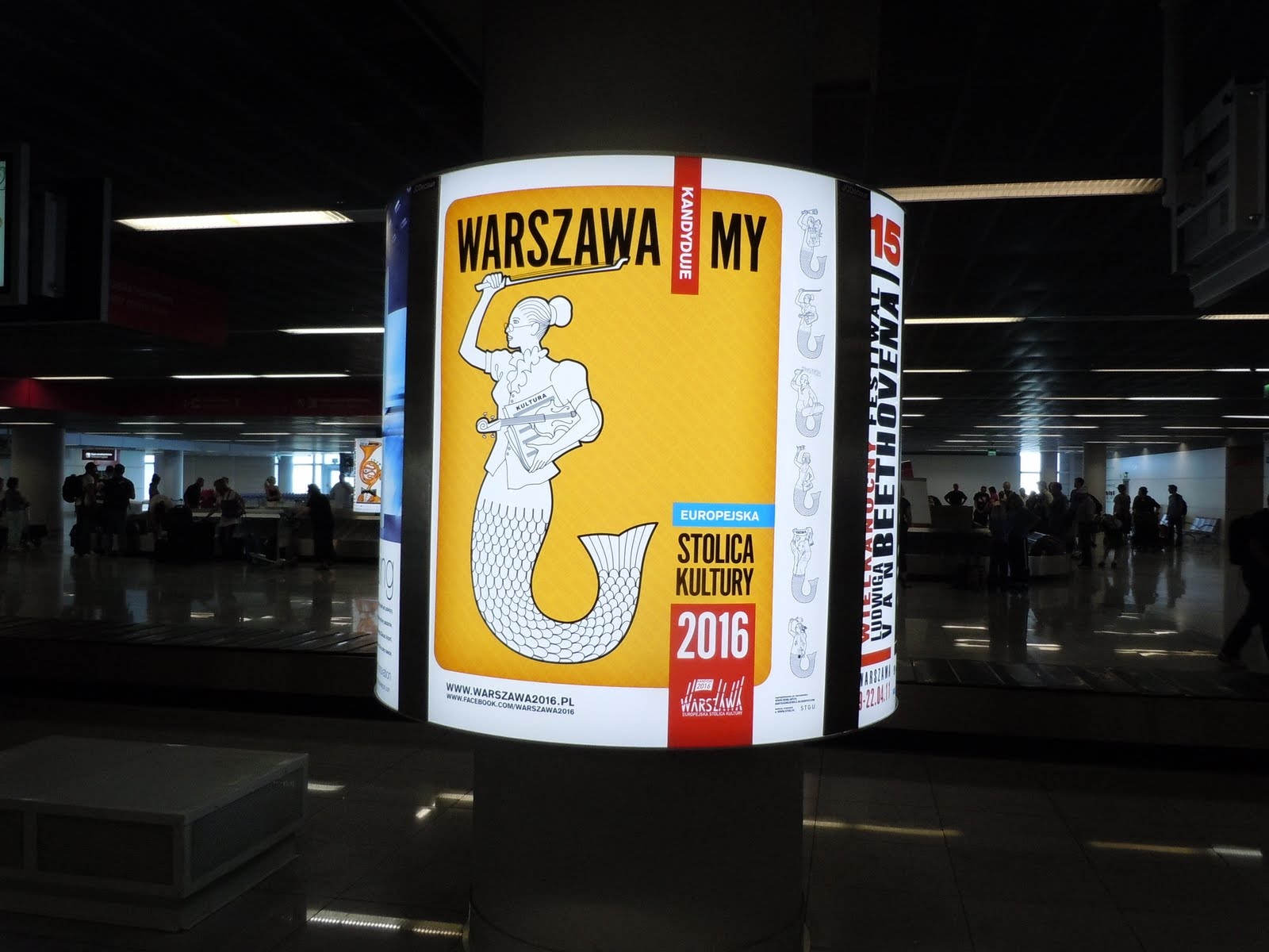 First Mermaid Sighting...at the Warsaw Airport
