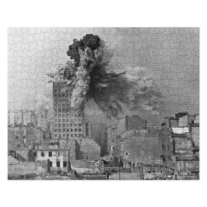 Jigsaw puzzle - Prudential Building, 1944 Warsaw Uprising