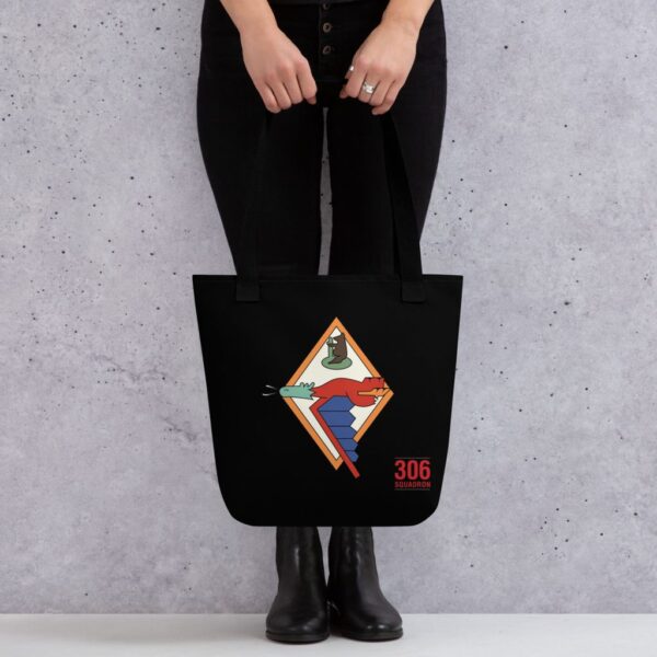 Tote bag, 15" x 15" - 306 Squadron - Image 4
