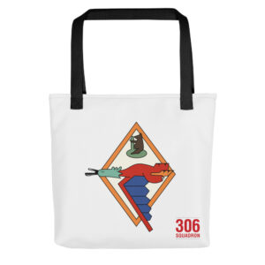 Tote bag, 15" x 15" - 306 Squadron