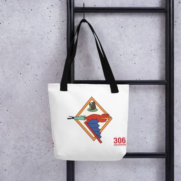 Tote bag, 15" x 15" - 306 Squadron - Image 5