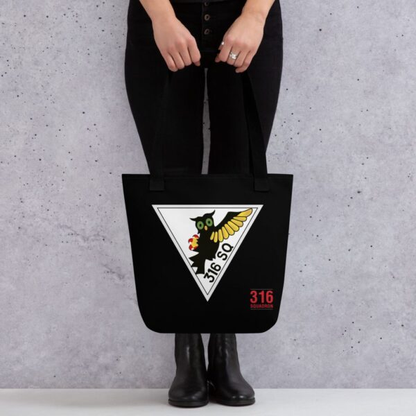 Tote Bag, 15" x 15" - 316 Squadron - Image 3