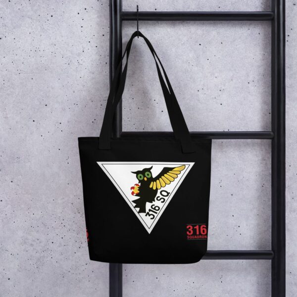 Tote Bag, 15" x 15" - 316 Squadron - Image 5
