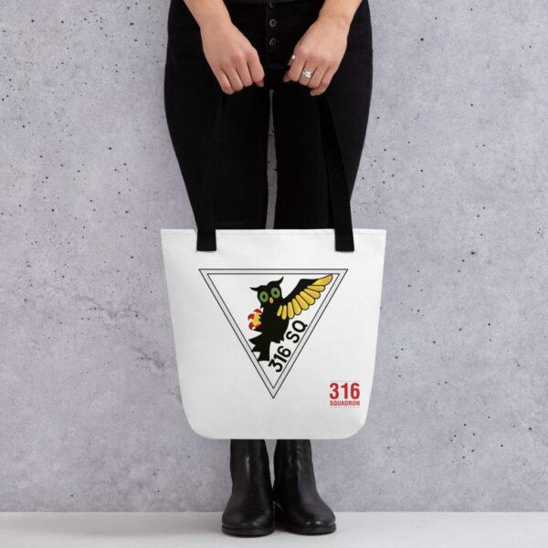 Tote Bag, 15" x 15" - 316 Squadron - Image 4