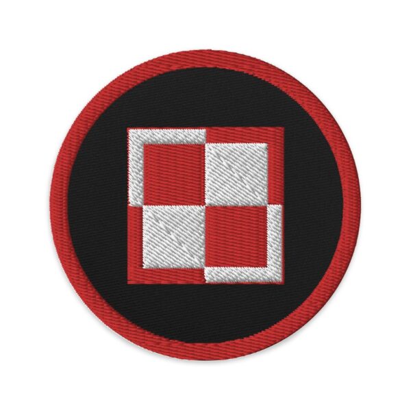Patch - Polish Air Force Checkerboard - Round - Image 2