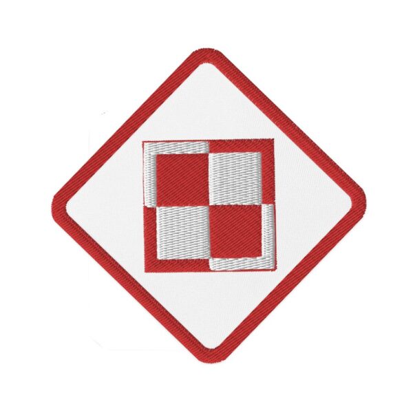 Patch - Polish Air Force Checkerboard - Square - Image 3