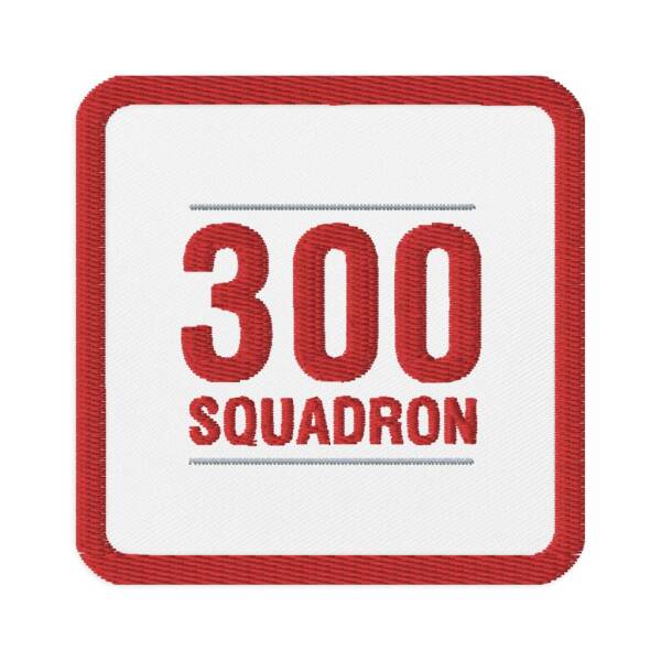 Patch - 300 Squadron - Square Number