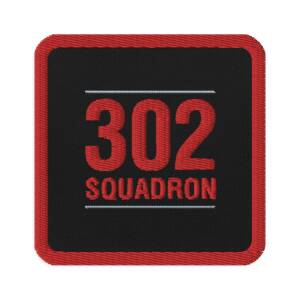 Patch - 302 Squadron - Square Number