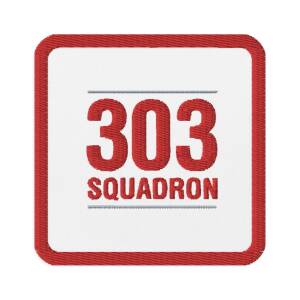 Patch - 303 Squadron - Square Number