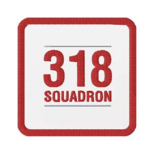 Patch - 318 Squadron - Square Number