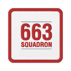 Patch - 663 Squadron - Square Number