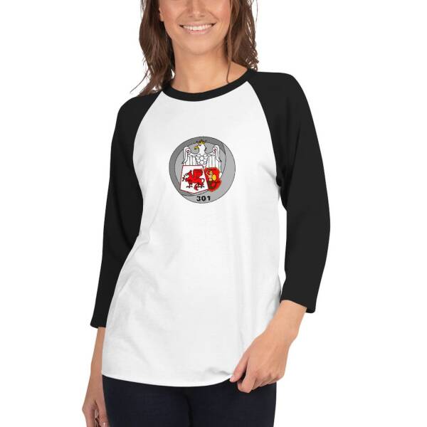 3/4-Sleeve Raglan Shirt - 301 Squadron - Image 3