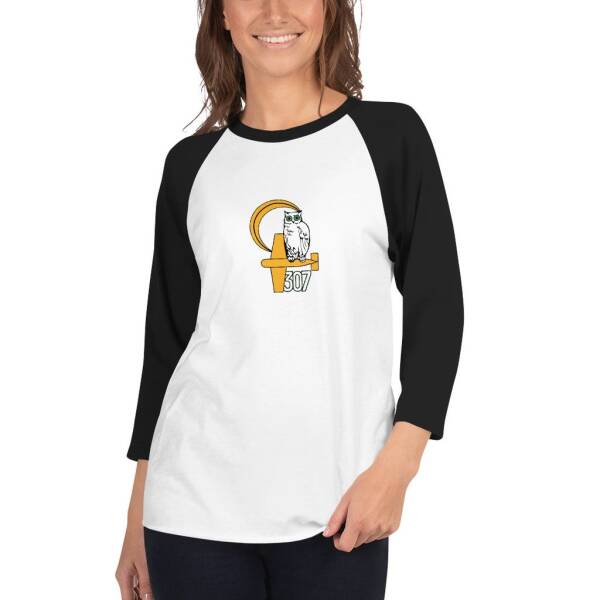 3/4-Sleeve Raglan Shirt - 307 Squadron - Image 3