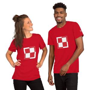 T-Shirt - Polish Air Force Checkerboard - Large Logo