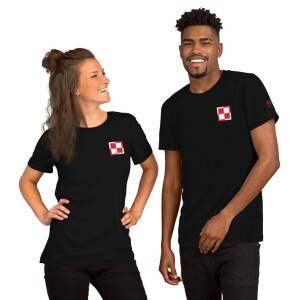 T-Shirt - Polish Air Force Checkerboard - Small Logo