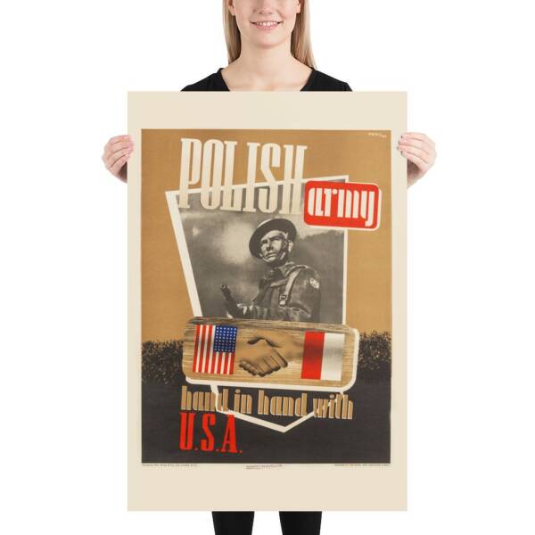 Poster - Polish Army Hand in Hand with U.S.A. - Image 4