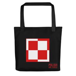 Tote Bag, 15" x 15" - Polish Air Force Checkerboard