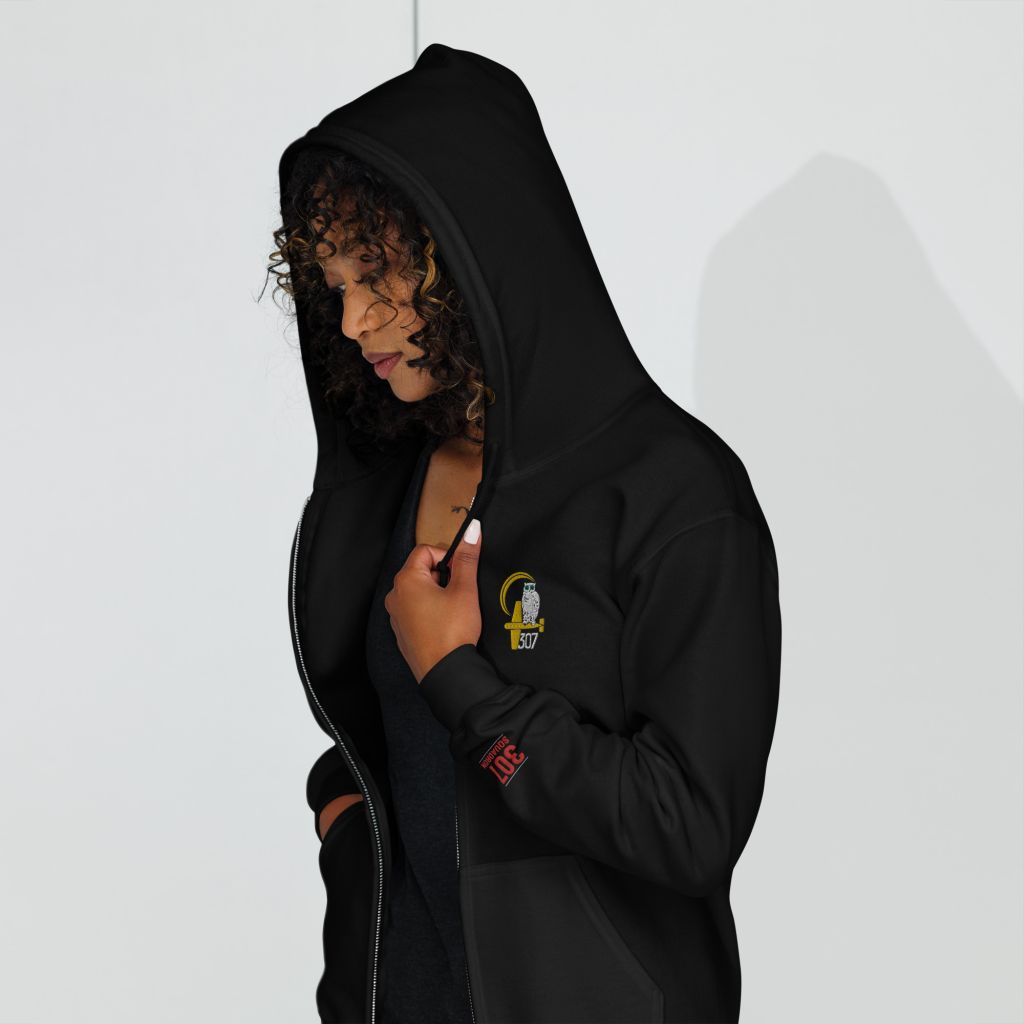 Zip-Up Hoodie - 307 Squadron - Image 10