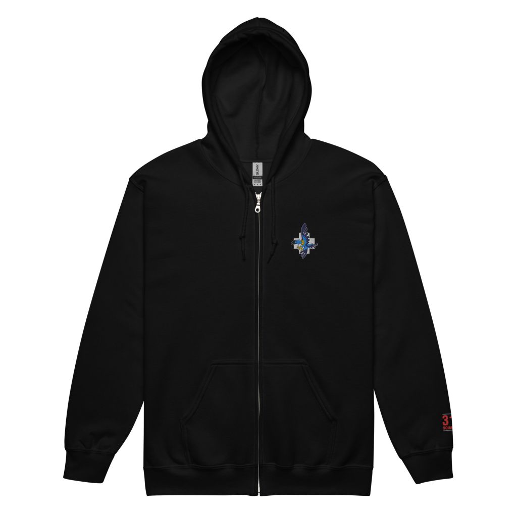 Zip-Up Hoodie - 317 Squadron - Image 2